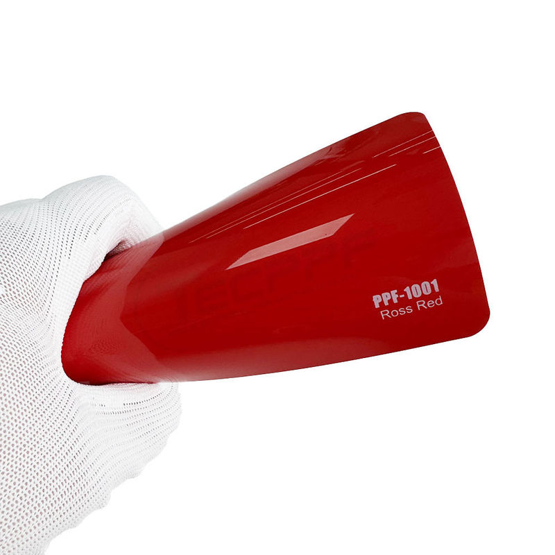 PPF-1001 Ross Merah Warna Perubahan Warna Cat Pelindung Film Ketebalan 8mil Lem Ashland