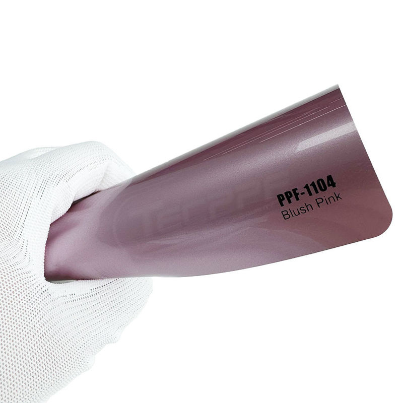 Merahkan Warna Pink Ubah Film Pelindung Cat Dengan Lem Ashland Dan 8mil Healing Panas
