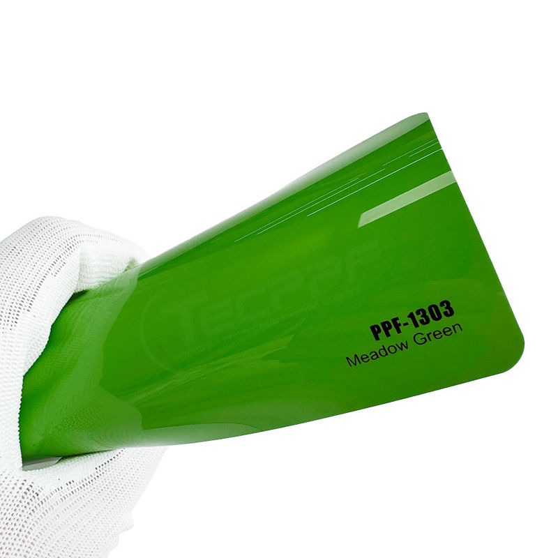 PPF-1303 Meadow Green Color Paint Protection Film Untuk Goresan Mobil