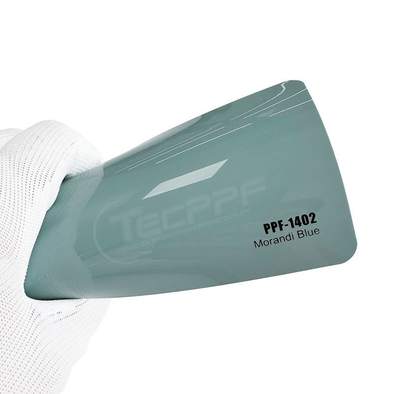 PPF-1402 Morandi Blue Color Paint Protection Film Kelas Profesional