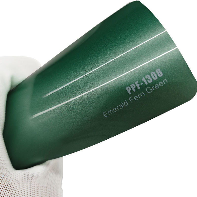 Fleksibel PPF-1308 Emerald Fern Warna Hijau Pelindung Cat Warna 1.52x16m