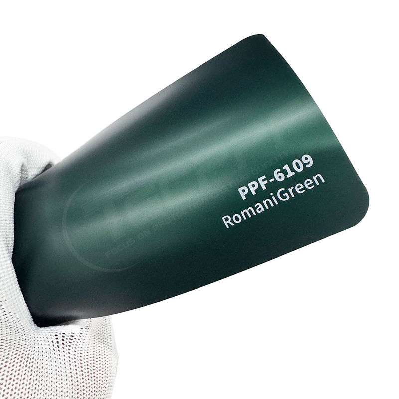 PPF-6109 Romani Warna Hijau Cat Pelindung Film Profesional-Kelas