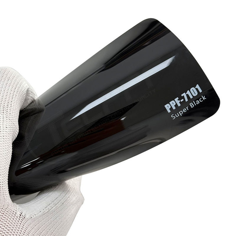 PPF-7101 Film Perlindungan Cat Super Hitam untuk Goresan Mobil