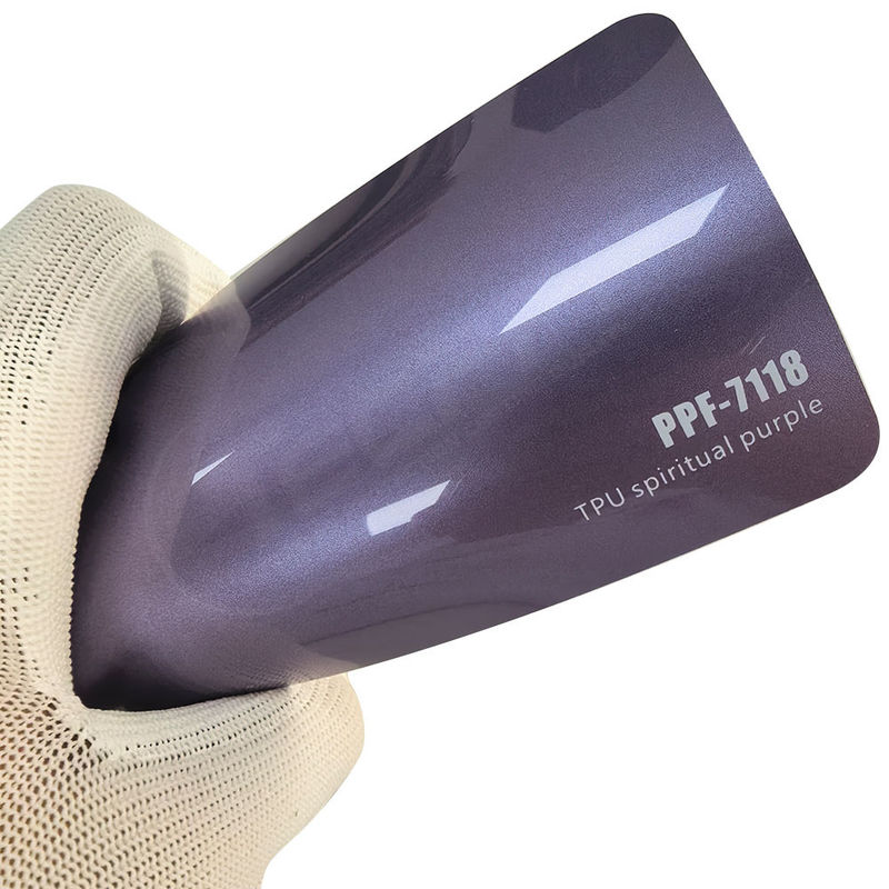 PPF-7118 Spiritual Purple Color Paint Protection Film Untuk Goresan Mobil