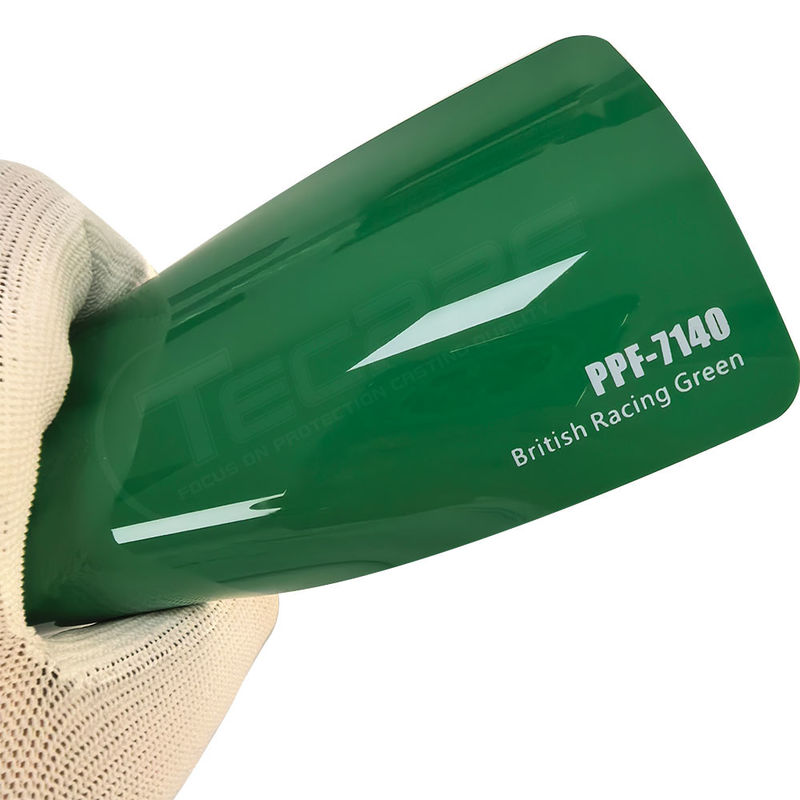 PPF-7140 British Racing Warna Hijau Cat Pelindung Film Untuk Car Scratch