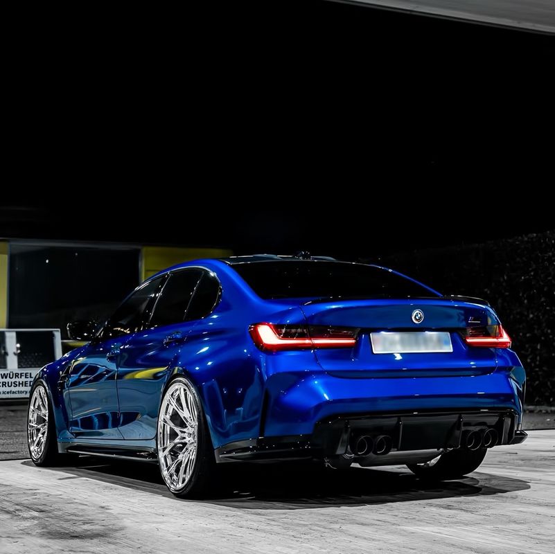 PPF-7136 Super Chrome Nile Blue Color Paint Protection Film Untuk Goresan Mobil