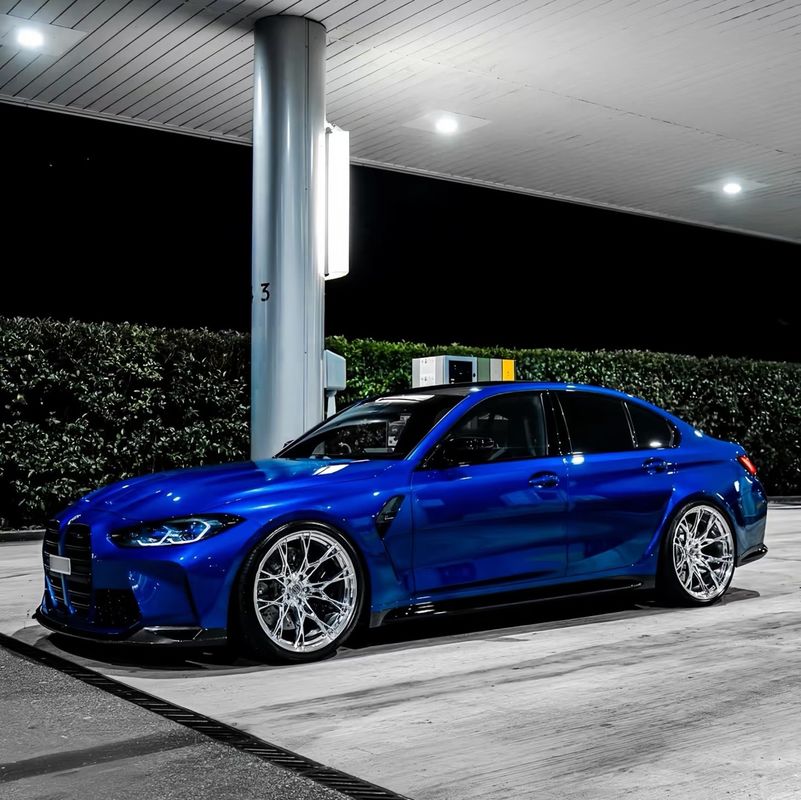 PPF-7136 Super Chrome Nile Blue Color Paint Protection Film Untuk Goresan Mobil