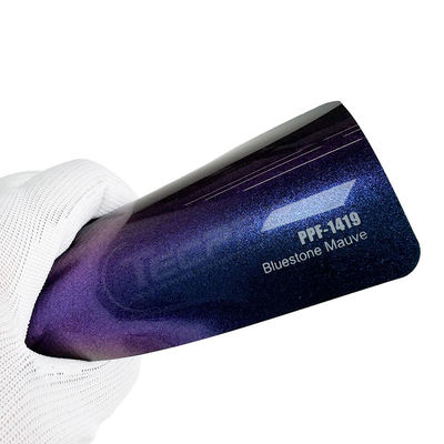PPF-1419 Bluestone Mauve Cobalt Lavender Color, 8mil Perubahan Warna Cat Pelindung Film
