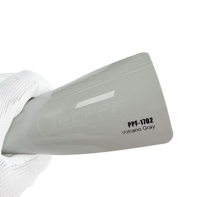 8mil Volcano Gray Perubahan Warna Cat Pelindung Film dengan Lem Ashland dan Heat Healing